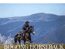 Tablet Screenshot of bogonghorse.com.au